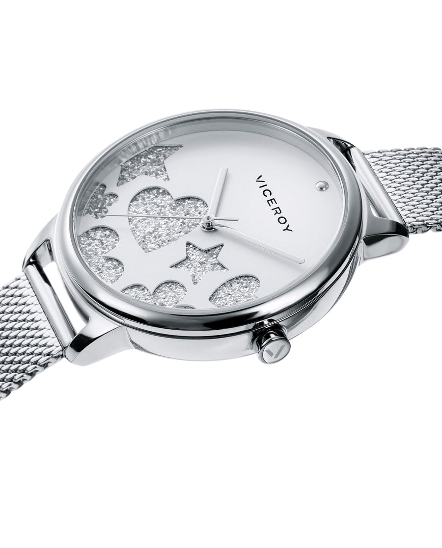 Reloj Acero Brazalete Sra Va
