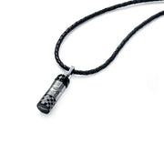 Colgante  Acero Ip Negro Fernando Alonso Cab Fashi