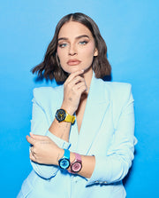 Blue Aluminium And Stainless Steel Ip Blue Watch