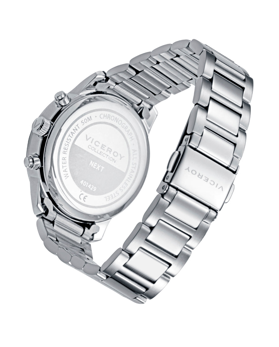 Crono Acero Y Aluminio Brazalete Niño Va
