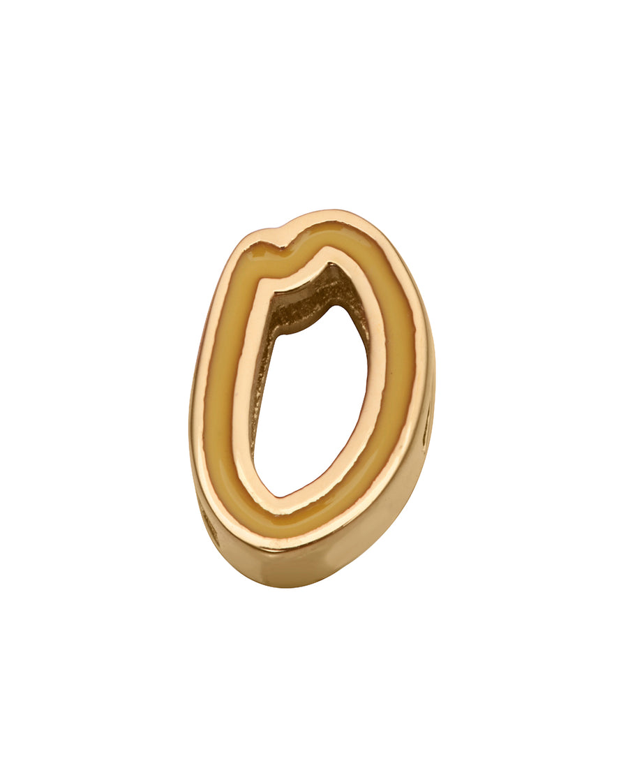 Steel Ip Gold Enamel O Bracelet Component: Girl Fn