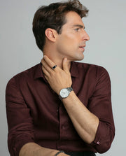 Reloj Acero Brazalete Sr Va