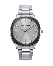 Reloj Acero Ip Negro Brazalete Sr Va