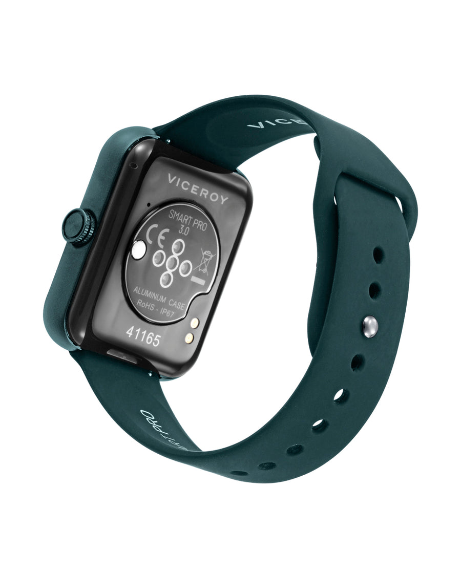 Reloj Smart Aluminio Verde Brazalete Sr Va