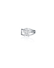 Sterling Silver Earcuff Earrings With Cz Lady Jew