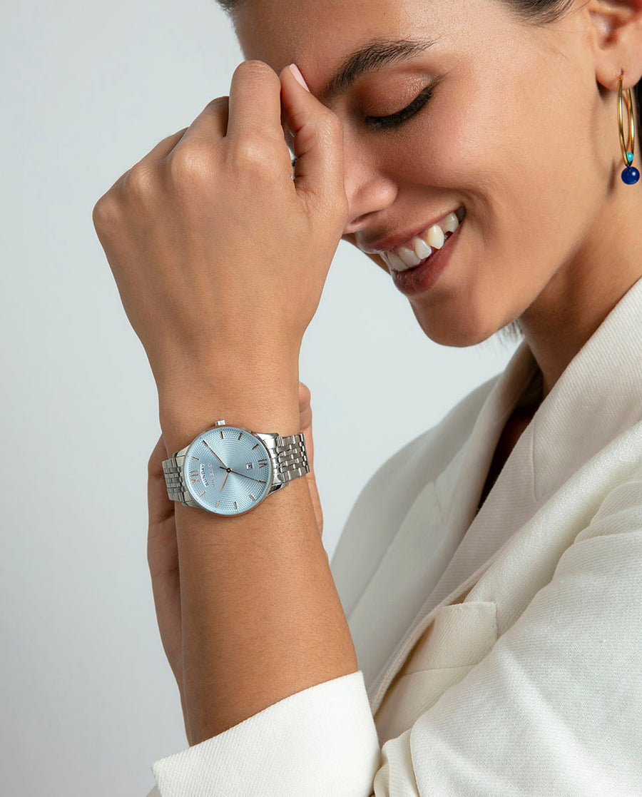 Reloj Acero Brazalete Sra Va