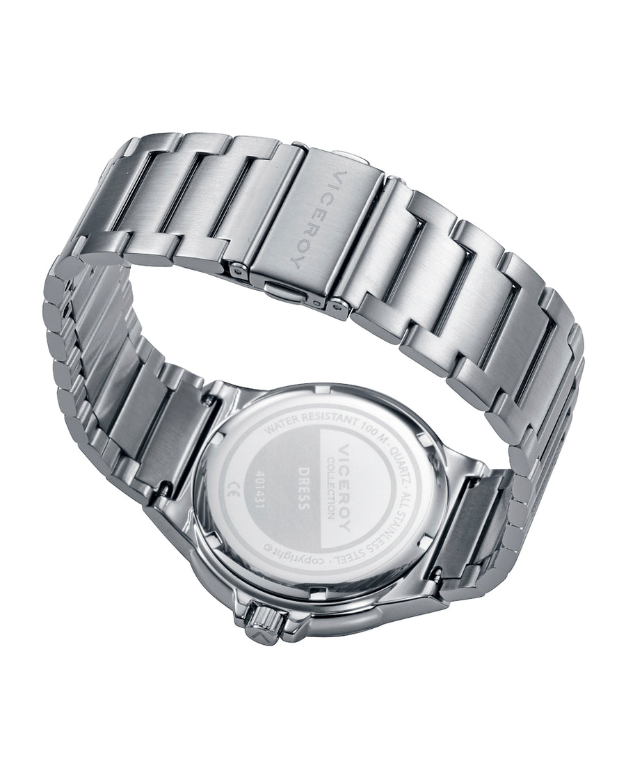 Reloj Acero Brazalete Sr Va
