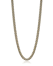 Steel Chain Necklace In Ipbronze: Width 8,7mm, Le