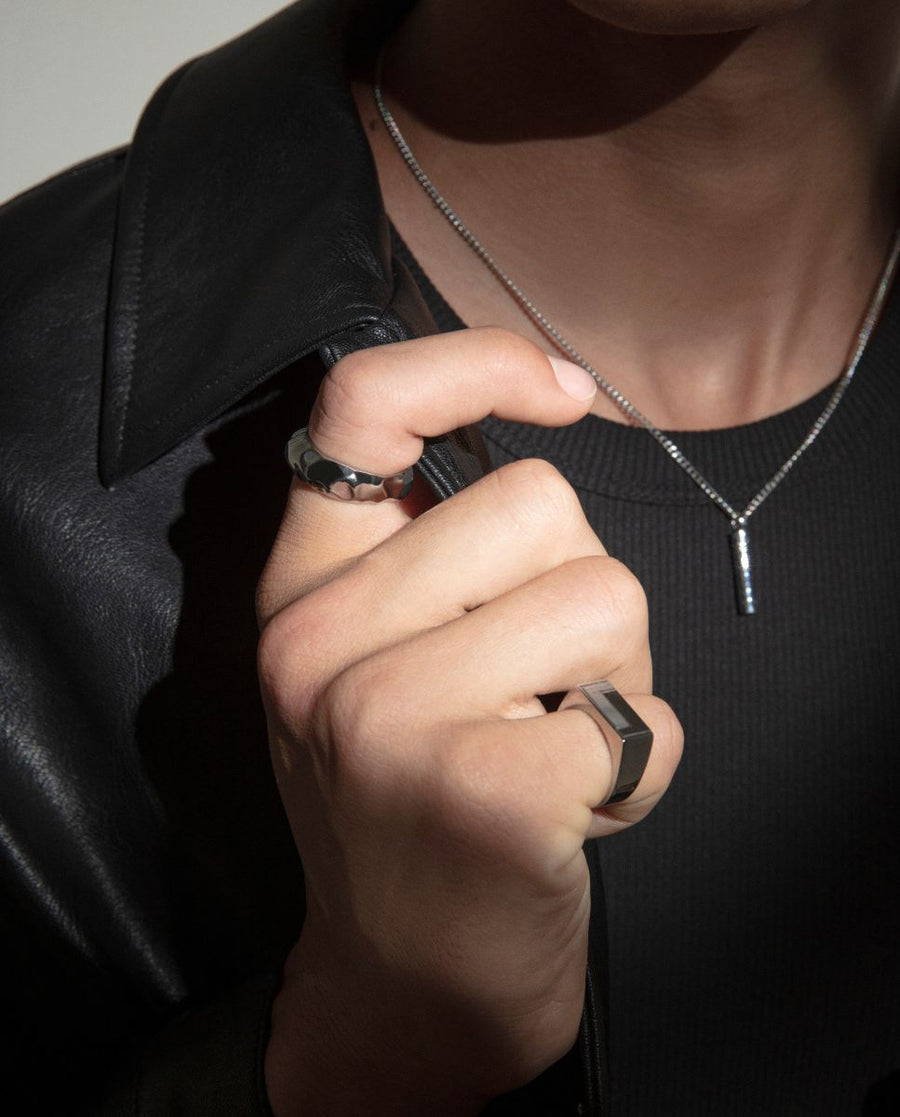 Anillo Acero Tipo Sello Sr Fashion