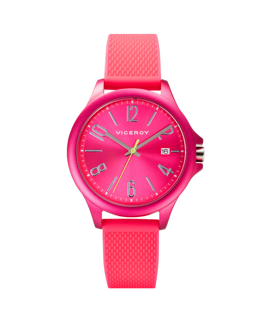 Reloj Aluminio Fucsia Correa Sra Va