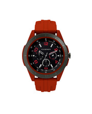 Pack Reloj Smart Aluminio Rojo Y Acero Correa Sr Va