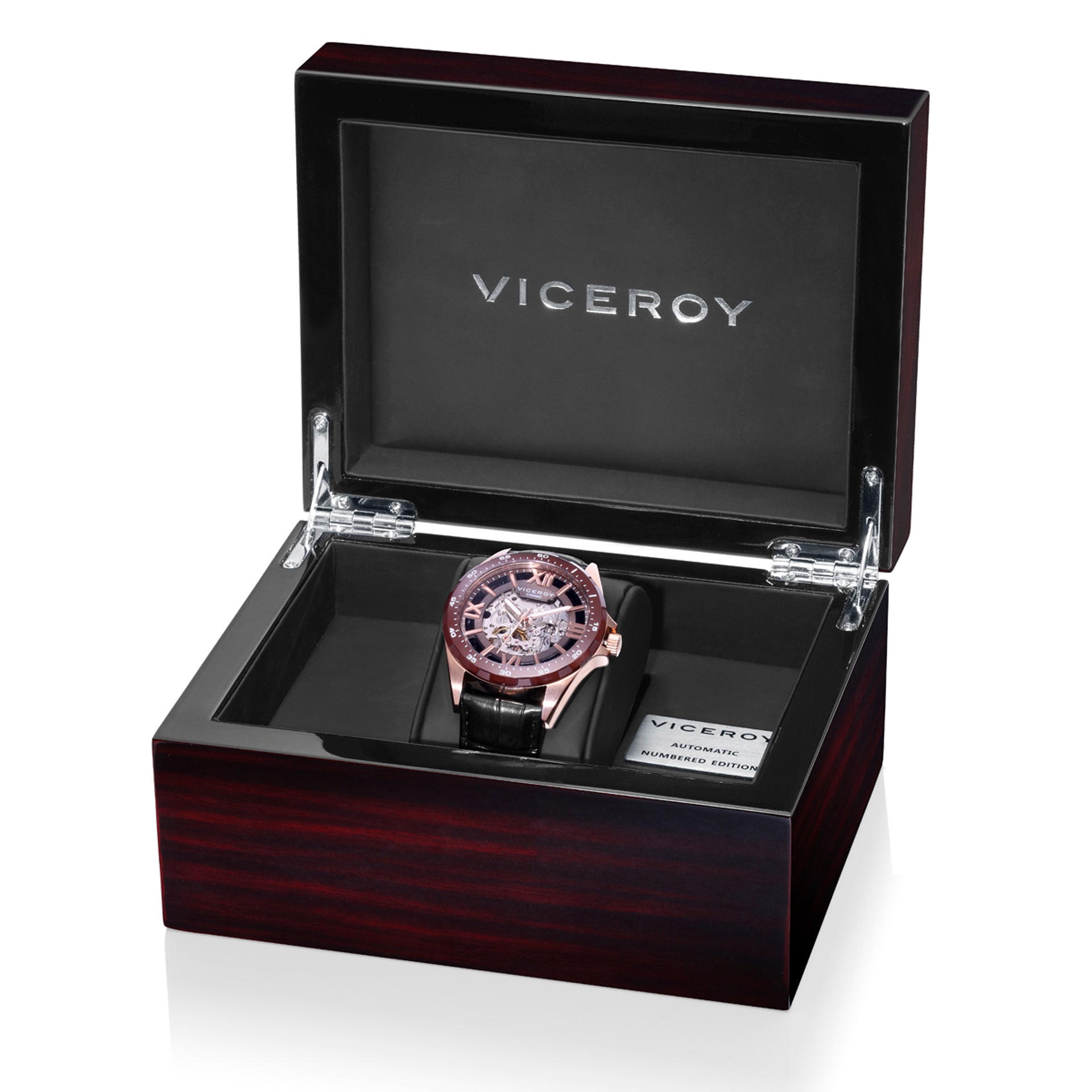 Comprar barato Reloj Viceroy hombre caja acero IP rosa correa caucho  cronómetro Ref. 401279-57. Envíos gratuitos a España y Europa
